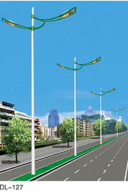 道路照明燈的創新與選擇 高郵郭集路燈區的LED太陽能景觀燈解析